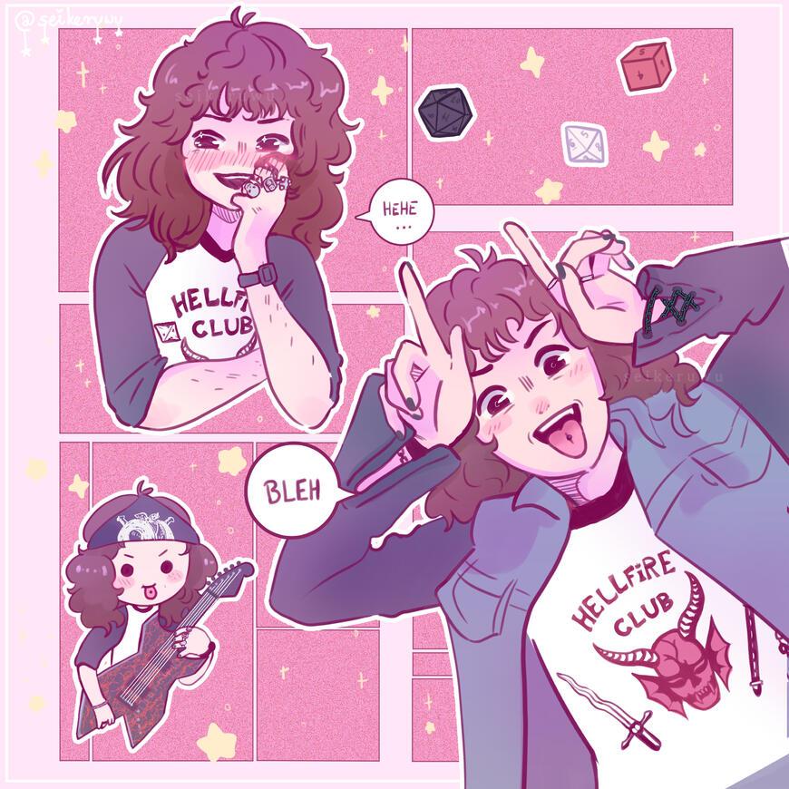 Eddie Munson (Stranger Things) fanart