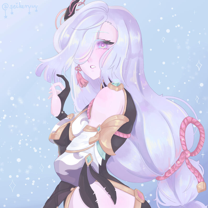 Shenhe (Genshin Impact) fanart