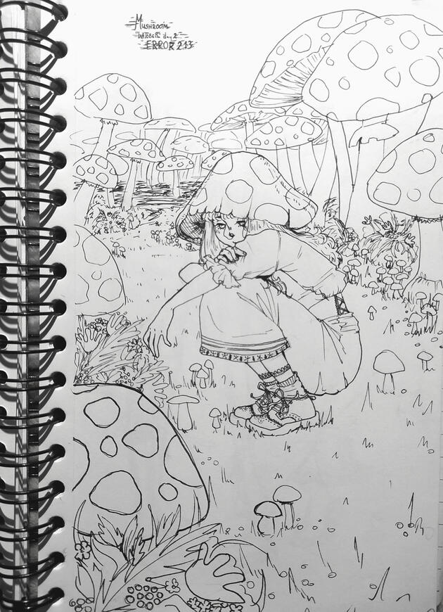 Original Design for the inktober challenge, linework Original Design for the inktober challenge, linework