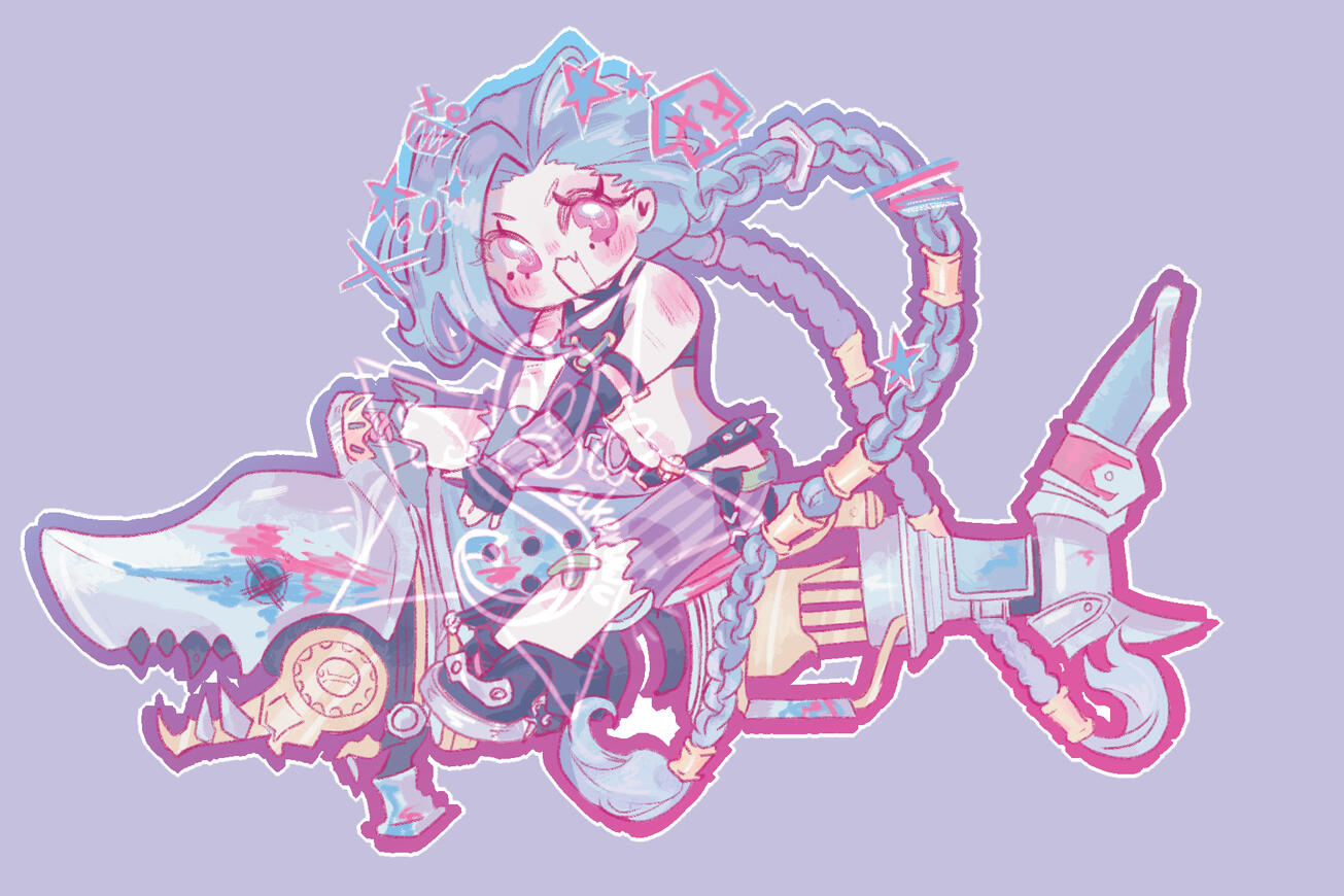 Jinx (Arcane) fanart Jinx (Arcane) fanart