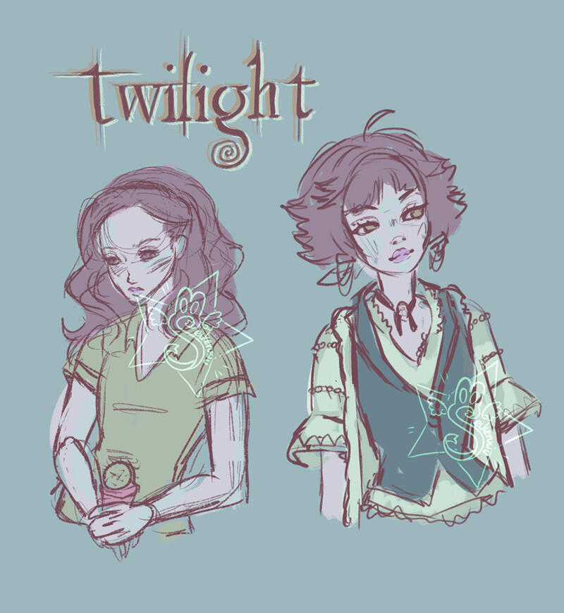 Twilight Series fanart, coloured sketch Twilight Series fanart, coloured sketch